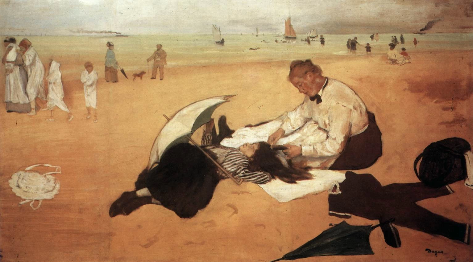 In spiaggia - National Gallery, London
